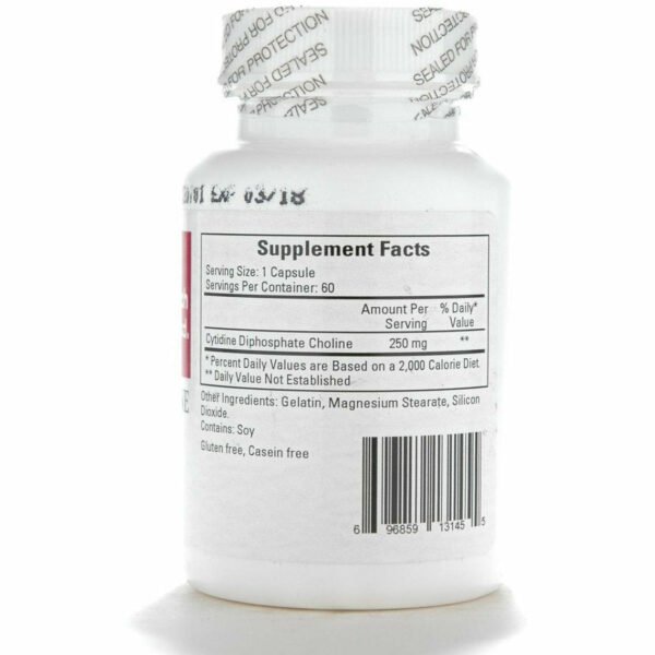 Cytidine Choline 250 mg 60 caps by Ecological Formulas - Image 2