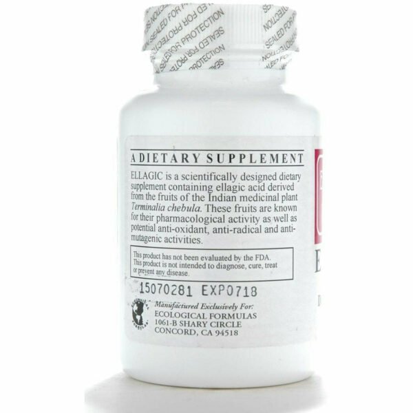 Ellagic 500 mg 60 caps by Ecological Formulas - Image 3