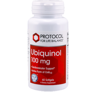 Ubiquinol 100 mg 60 gels by Protocol For Life Balance