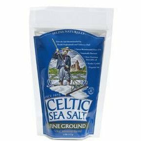 Fine Ground Light Grey Sea Salt 1/2lb by Celtic Sea Salt