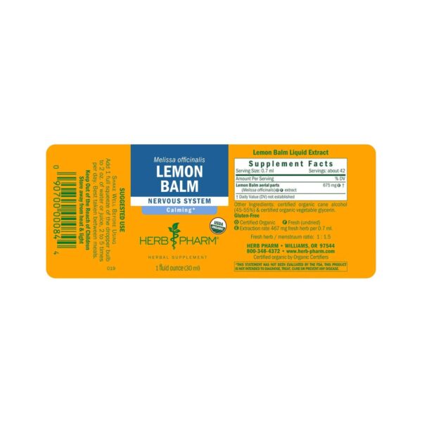 Lemon Balm by Herb Pharm - Image 4