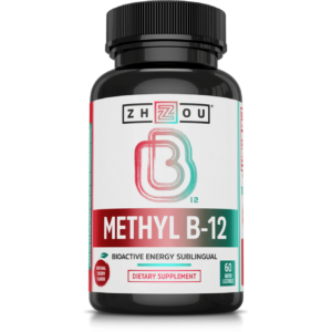 Methyl B12 5000 Cherry 60 loz By ZHOU Nutrition
