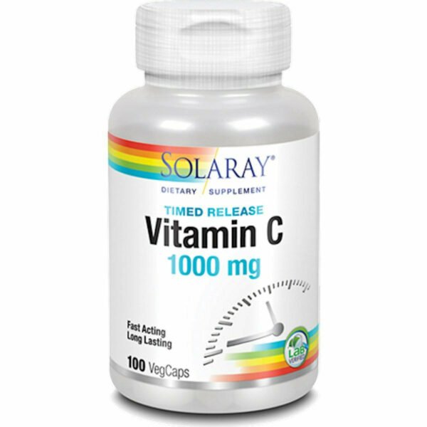Vitamin C Timed-Release 100 vegcaps by Solaray