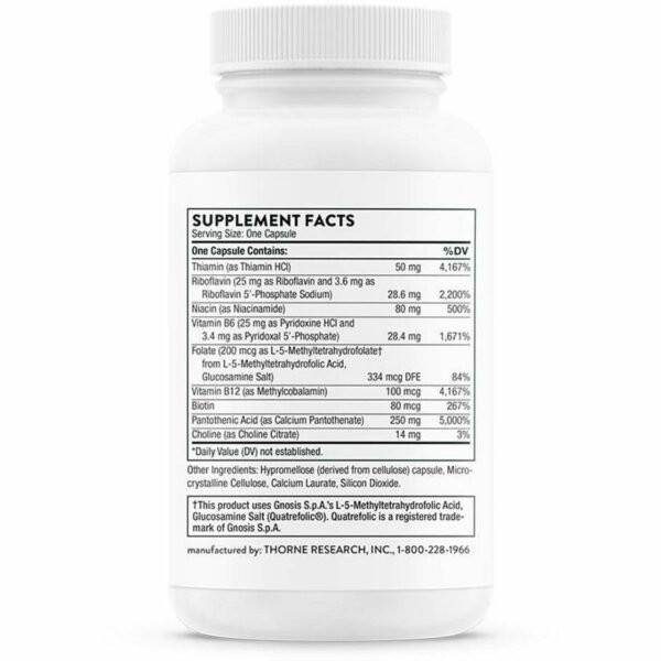 Stress B-Complex 60 Vegetarian Capsules by Thorne Research - Image 2