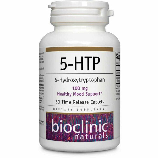 5-HTP 100 mg 60 caplets By Bioclinic Naturals