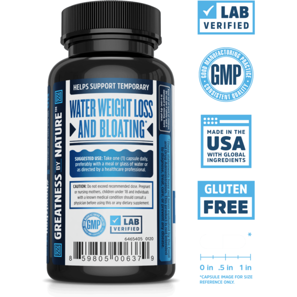 Water Away 60 vegcaps By ZHOU Nutrition - Image 3
